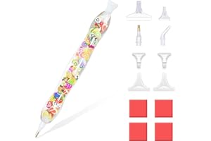 RECORDARME Resin Diamond Painting Pen, Diamond Art Pen with Diamond Painting Tools and Accessories, Diamond Painting Drill Pen (Fruit)