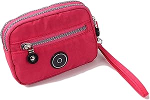 GFM® Womens Very Small Nylon Wristlets Or Large Envelope Clutch Purse Bag (NCB-13)