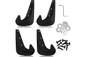 ULTECHNOVO 4 Guardabarros antisalpicaduras, Guardabarros, Delantero y, a Prueba de Salpicaduras, para Coches y Camiones