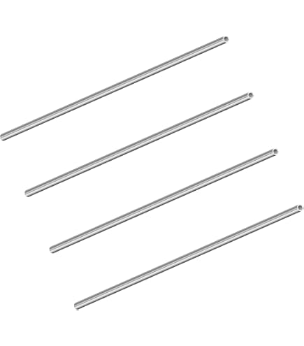 5 Tubes Acier Inox 304 OD 4mm Épaisseur 0.5mm Longueur 250mm - QUARKZMAN