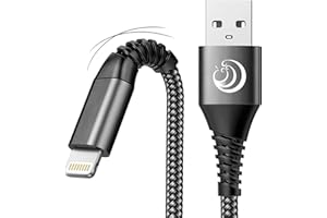 YOSOU Câble iPhone, Chargeur iPhone 2M [Certifié MFi] Câble Chargeur Lightning Nylon Tressé USB Cable i Phone Fil Charge Rapide Cordon pour i Phone 14 Pro Max 13 12 Pro 11 XR XS X 8 Plus 7 6s 6 Se, iPad