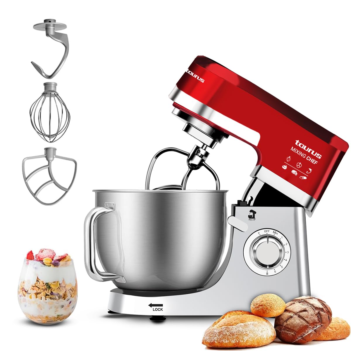 Taurus Stand Mixer 1200W: The Ultimate Dough Atta Maker