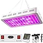 1200W LED Pflanzenlampe, WAKYME Einstellbar Volles Spektrum Zwei Schalter Pflanzenleuchte mit Thermometer…