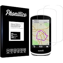 Savvies Pellicola In Vetro Temperato 9H Per Garmin Edge 820 - Anti Graffio, Anti Impronta, Trasparente