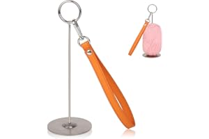 FloralGrace Support de fil de poignet avec sangle de poignet, porte-fil portable pour le poignet - Dérouleur de laine pour crochet et tricot