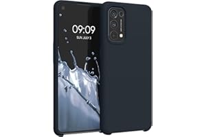 kwmobile Carcasa Compatible con OPPO Find X3 Lite Funda - Case TPU y Silicona antigolpes - Apto Carga inalámbrica - Azul turquí