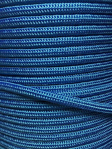 Braid Floating H.T.Polypropylene Marine Boat Line Yacht Rope Dock Line (Blue, 12mm./20m.)