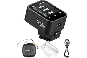 Godox X3 N Trigger Flash per Nikon, X3N TTL Wireless flash Trigger per Fotocamere Nikon, Trasmettitore Flash con Schermo OLED Touchscreen, Batteria al Litio Integrata