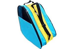 Fadcaer Sac de patins à roulettes, sac de glace et de patinage, sac fourre-tout en toile et de plage, sac de skate en ligne pour enfants et adultes, sac de transport unisexe pour patins à roues