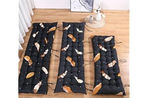 DanChen Garden Bench Cushion,2 3 Seater Long Sofa Seat Pad,Thick Outdoor Furniture Swing Chair Long Seat Pad,Comfortable Rectangle Replacement Mattress for Patio Sunbed Balcony Tatami