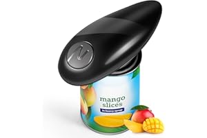 NEWBI Ouvre-boîte électrique mains libres pour l'arthrite avec interrupteur à une touche pour la cuisine, les personnes âgées, les restaurants, le meilleur choix du chef - Puissant, sûr et facile