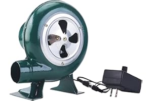 CFYP Ventilatore Elettrico a velocità Variabile 220V - Ventilatore per Barbecue Ventilatore per Forgia a Carbone con Regolatore, per Barbecue, Ventilatore per Camino