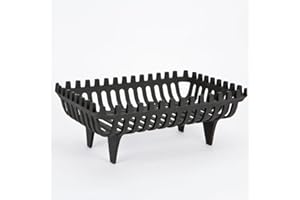 DEBRETT FIRES Cromwell Black Cast Iron Basket Free standing Grate 46cm (18") for Wood / Logs Fire