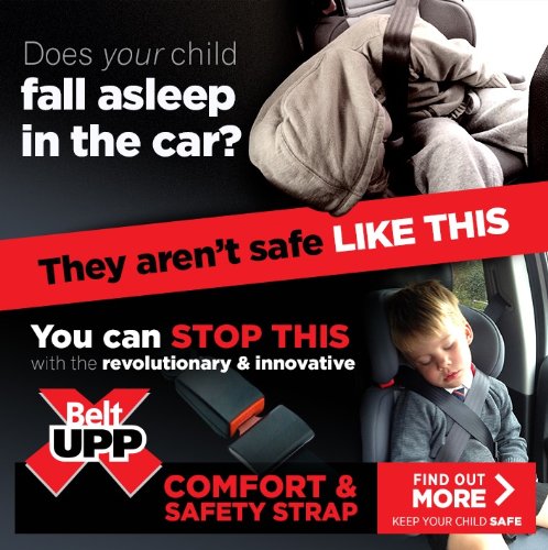 Price comparison product image BeltUpp Car seat Safety Support Belt