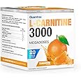Quamtrax Nutrition - Carnitine 3000-20 vials x 25 ml - with fruit of the forest flavor - Improves energy, endurance and performance. (Mandarine, 25 ml)
