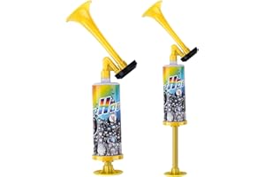 CHUNLINLAODA 2 Pcs Air Horn Handheld Pump Super Loud Extra Loud Air Horn Handheld Ai/r Hor/n Pump For Car Marine Boats Sports Events Camping Universal Rave Extra Lou/d Sound Noise Maker