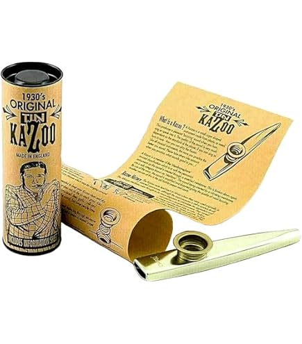 Kazoo En Alliage D'aluminium - Sifflet Musical Carnaval, 12 Cm, Avec Membranes, Pour Accompagner Ukulélé, Piano, Cadeau Musicien - 5