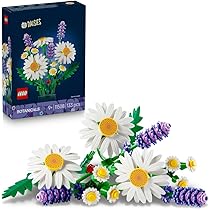 LEGO Botanicals Daisies - Artificial Flower Bouquet w/Faux Daisies
