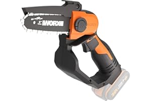 WORX WG324E.9 Potatore a Batteria 20 V, lunghezza lama 12 cm, Leggera e Comoda Compatibile con PowerShare, senza Batteria e Caricatore