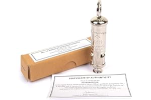 WarWhistles No. 15 Metropolitan Infantry Officers Whistle, Nickel, 1917