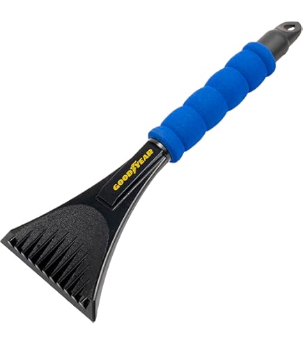 Spazzaneve Auto 3-in-1 Axinyijia - Raschiaghiaccio Telescopico 80cm Con Spazzola, Nero