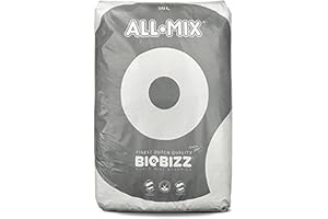 BioBizz 02-075-110 All-Mix Sac Terreau Mélange d'Empotage Complet, Transparent, 50 L