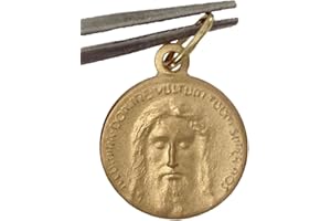 I G J Lotto di Medaglie del Santo Volto di Gesù Cristo - Riproduzione del Volto della Sindone