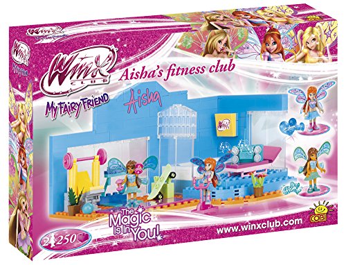 Preisvergleich Produktbild Cobi 25254 - Winx Aishas Fitness Club, Konstruktionsspielzeug, pink / blau