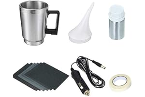 Kisbeibi Headlamp Restoration Kit, Headlight Cleaning Repairs Tool Atom izing Cup Care Headlight Lens Repair Tool Restoration Auto Restore Kit Clear (Restorer Kit)