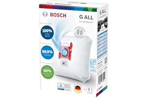 PakTrade 4 Sacchetti per Aspirapolvere Bosch PowerProtect Staubbeutel Type G all - BBZ41FGALL - 17000940-0017000940 - 468383-00468383