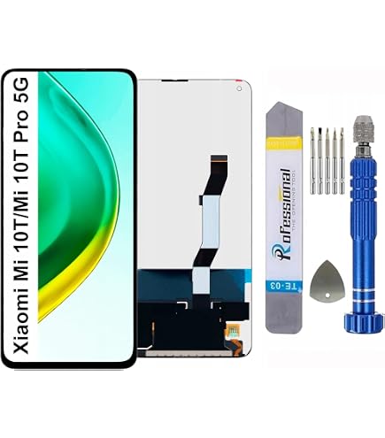 Écran LCD Noir Pour Xiaomi Mi 10T / Mi 10T Pro 5G - Neuf - Sur Châssis