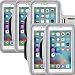Produktbild Universal Sportarmband casehigh Shop running-exercise Gym Sportband wasserabweisend Sweat Proof Schlüsselhalter Running Tasche Touch Gut für Wandern, Radfahren, Walking, armband Silver 5pack, iphone 6 sports pink storage waterproof