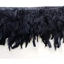 Frange En Plumes D'autruche - 36 Couleurs - Pour Chapellerie