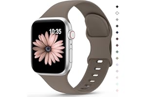 Higgs Silikonowy pasek do zegarka Apple Watch 40 mm, 41 mm, 38 mm, 44 mm, ultra 2, 49 mm, 45 mm, 42 mm, dla kobiet i mężczyzn, miękki silikonowy pasek sportowy do iWatch serii 9, SE (se 2), 8, 7, 6,