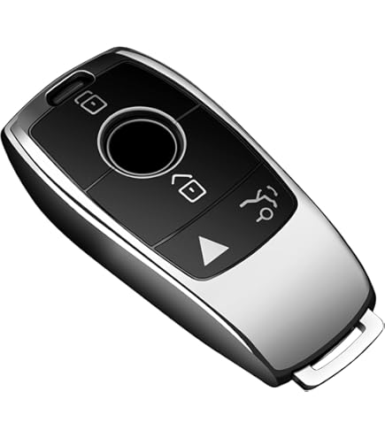 Fit MERCEDES BENZ C S CLASS Carbon Fiber Hard Remote Key Fob Case Cover - View #9