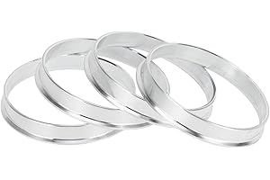 INFINAUTO Hub Centric Rings, 60.1mm ID to 63.1mm OD Vehicle Wheel Hubrings Aluminum Alloy, 4 Pcs