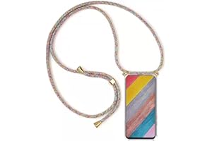 HongMan Funda con Cuerda para Samsung Galaxy Note 8, Carcasa Transparente Suave TPU Silicona Case con Ajustable Colgante Cordon Colgar Collar Correa de Cuello Cadena Cordón,Multicolor