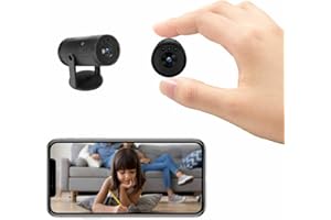 WENSEN 4K WiFi Spy Camera Wireless Hidden Camera with Motion Detection for Home Office Security Small Surveillance Camera Indoor Long-lasting Battery Spy Secret Cam Micro Nanny Video Cam with App Control