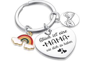 DIVSIC Schlüsselanhänger Mama, Geschenke für Mama, Muttertagsgeschenk für Mama, Mutter Geschenk, Geburtstagsgeschenk für Mama, Beste Mama Geschenk, Weihnachtsgeschenke für Mamas