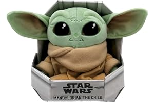 Simba Toys - Peluche Disney Baby Yoda de la Serie The Mandalorian de Star Wars, Incluye Cuna, 100% Original, Apto para Niños y Niñas de Todas Las Edades. 25 cm (6315875779)