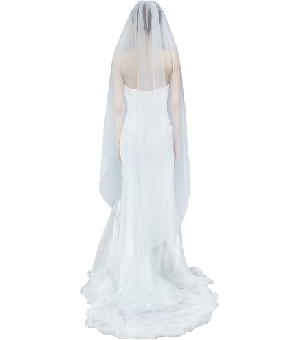 Cerchietto Con Velo Di Perle A Gabbia Per Uccelli: Cerchietto Con Velo Da Sposa Con Perle - Italia - 2