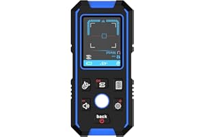 NOYAFA Ortungsgerät, Bolzenfinder für Wände, Wiederaufladbarer Bolzenfinder Wandscanner Wand Detektor für Holz Magnetisches Metall AC Draht, Unterstützung Sprachübertragung, HD LCD Bildschirm