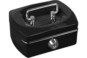 Idena 50031 - Caissette à monnaie Mini, dimensions 125 x 95 x 60 mm, couleur noir, 1 pièce