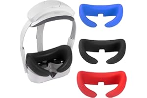 Growalleter Funda Facial VR Compatible con Auriculares Pico 4, Resistente al Sudor, Repuesto de Silicona para Pico 4 (3 Piezas)
