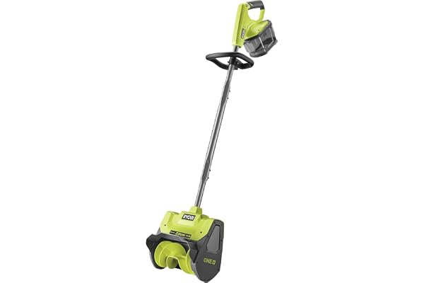 RYOBI - Fraise à Neige sans Fil 18V One+ RY18ST25A-0 – Largeur de Déblaiement 25cm, Poignée Repliable, Compacte et Légère – Neige Fraîche, Allées, Terrasse – Batterie Non Incluse