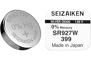 1 x Seizaiken 399 SR927W AG7 SR57 óxido de plata 0% mercurio reloj batería