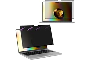 kwmobile Pellicola Privacy per Apple MacBook Air 15 M4 2025 A3241 - Privacy Screen per Laptop - Filtro Schermo Protettivo Rimovibile e da Viaggio - Filtro Anti Luce Blu Magnetico