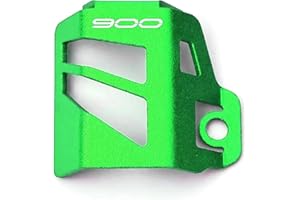 ZESIDIMO Coperchio Posteriore Liquido Freno Per Kawasaki Z900 Z900RS SE Z 900 Accessori per moto Protezione Serbatoio Fluido Posteriore Tappo di Protezione (Verde)