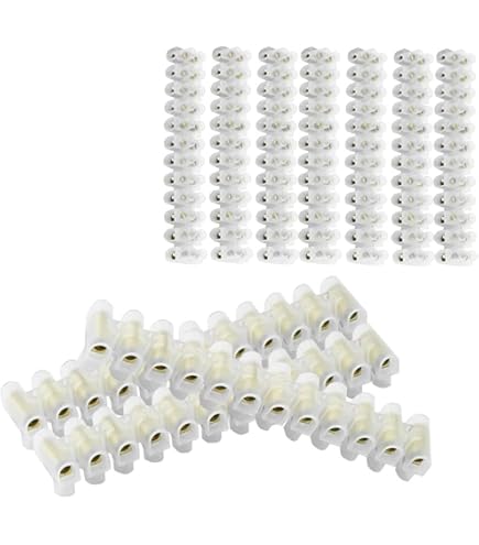 Morsettiera Unitec 46306Y - 12 Poli, 2.5-6.0 Mm², Confezione Da 2 Pezzi, Nylon CE - Foto 4