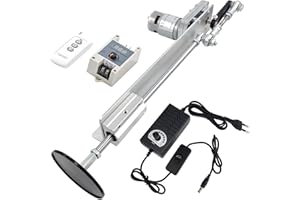 Jvnvlki DIY hubkolbenmotor Linearantrieb DC 24V 120RPM Hub 30mm-150mm einstellbarer Teleskopmotor mit Geschwindigkeitsregler, Saugnapf und Fernbedienung